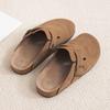Fashion Kidmi New Clogs for Women and Men Womens Suede Clogs Mules Womens Mens House Slippers With Arch Support Double Buckle Slippers