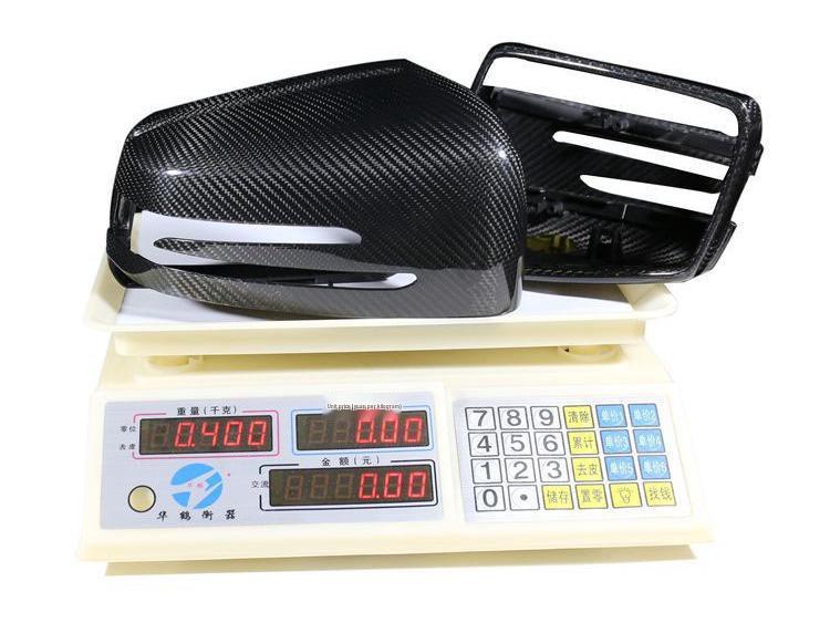 Kohlefaser Rückspiegelabdeckung für Mercedes A/B/C/E-Klasse & CLA W204/207/212/218