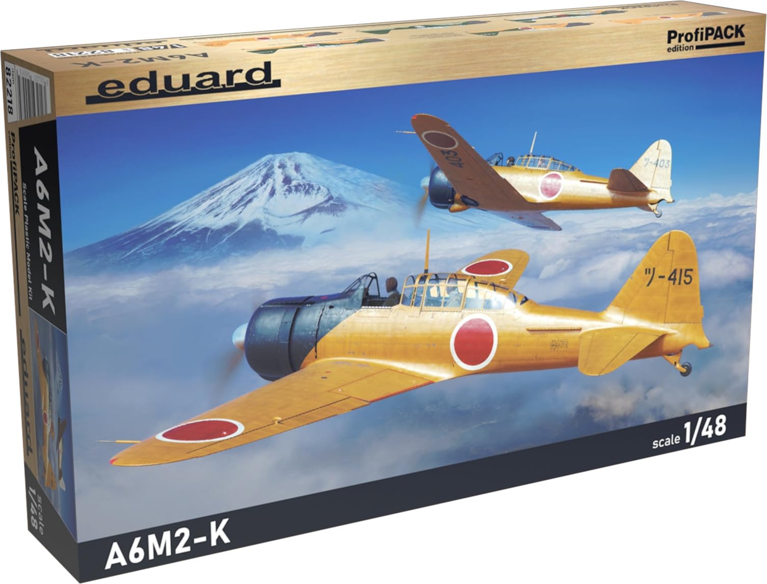 

Eduard Profipack Plastic Model Kit EDU82218 1/48 A6M2-K (Airplane)