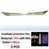 2Pcs Pre-Cut 2024-2025 For BYD Qin L DM-i Car Clear PPF TPU Sticker Transparent Black Headlight Protective Film Accessories