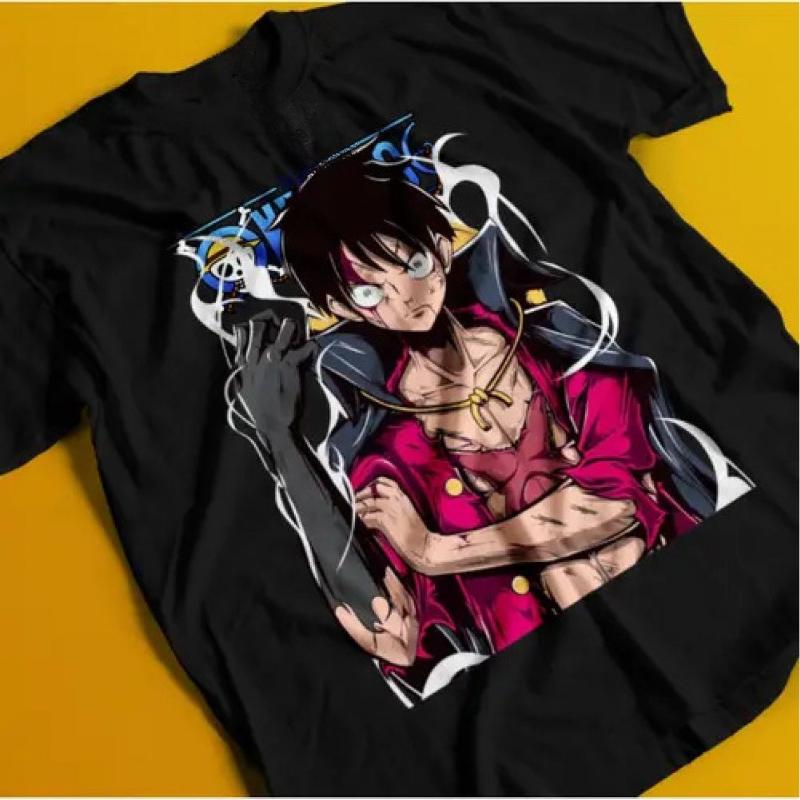 American Retro Men's Retro Animation Pattern T-shirt Summer New Retro Fashion Men's and Women's Streetwear