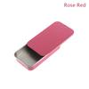 1PCS Small Empty Metal Tin Silver Black Rectangular Flip Storage Box Case Organizer for Money Coin Candy Key Container Jar Cans