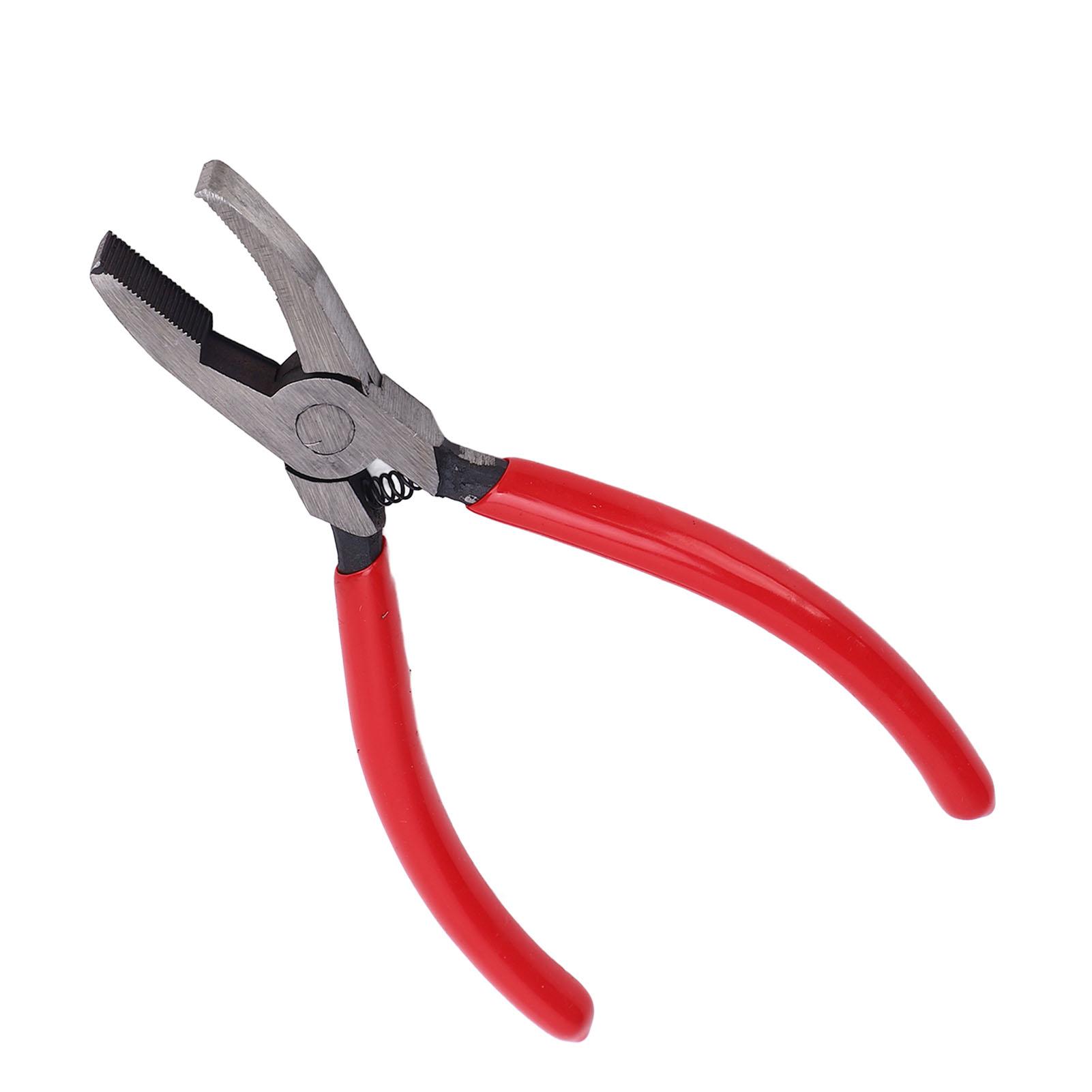 

Клещи для ломки стекла с плоскими губками и зубцами, многофункциональные клещи для ломки и надрезания стекла для