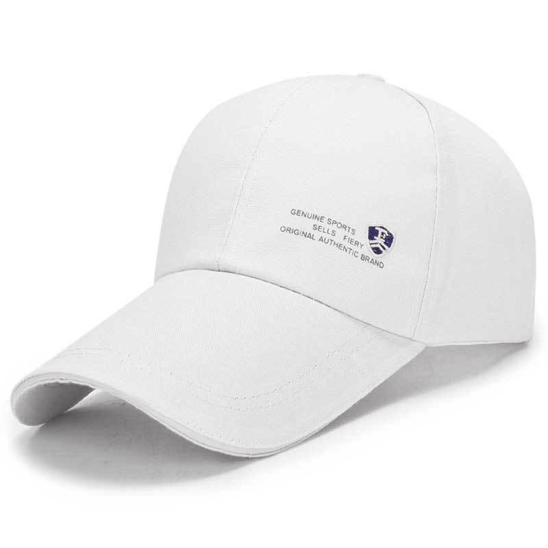 Casquette de baseball universelle quatre saisons pour homme, chapeau de sport décontracté à languette de canard, pare-soleil d'extérieur à bord long