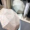 UV Protection Automatic Umbrella Windproof Polka Dot Umbrella UV Protection Umbrella  Outdoor