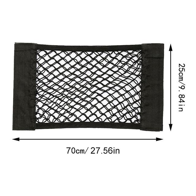 Auto-Heckkoffer-Netz-Organizer, Auto-Rücksitzlehne, Verstauen, Aufräumen, Netzwerk-Tasche, Kofferraum, elastische Kletttasche, Auto-Organizer