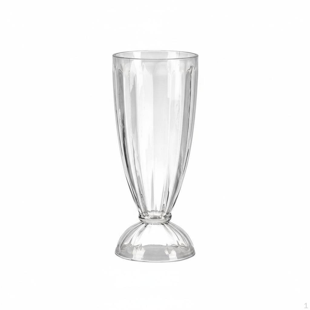 Shatterproof Carbonated Beverage Glass Large Capacity Milkshake Cup Heat Resistant Stackable Acrylic