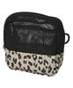 Travel Mesh Square and Lightweight and Perfect for Cosmetics and Business and Leopard Pouch, Unisex, Men's Women's, Breathable, Gadgets, Trips,