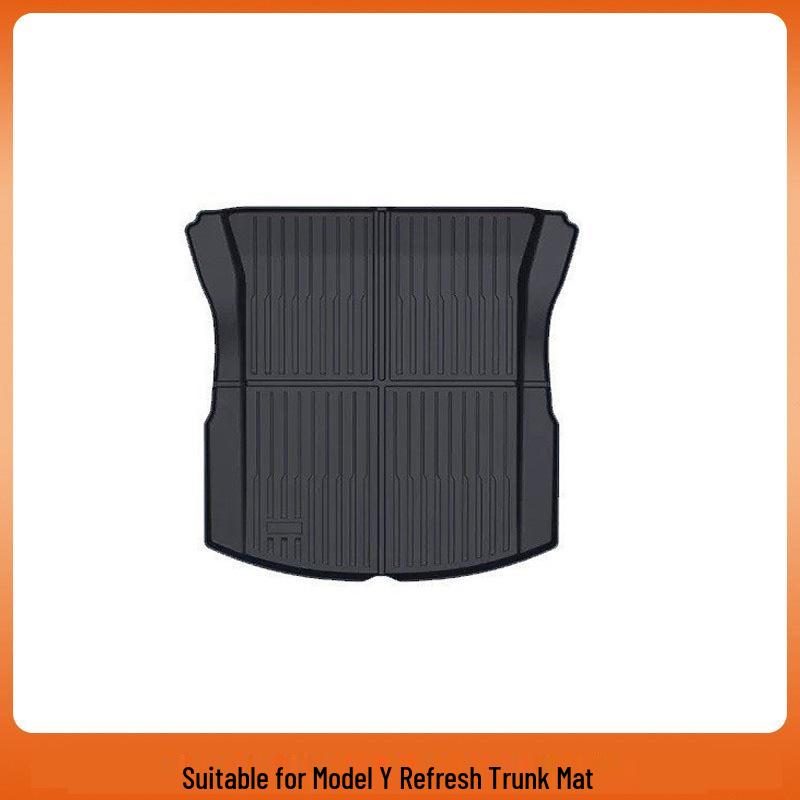 Tesla Model 3/Y Front & Rear Waterproof Trunk Mats - Original TPE Texture Accessories