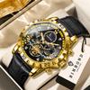 BINBOND Luxury Durable Quartz Wristwatches For Men Luminous Waterproof Chronograph Men's Watches Accurate Casual Reloj