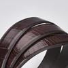 Alligator Leather Belt Does Not Take The Lead, Smooth Buckle Belt Body Does Not Buckle, Headless Men'S Belt Strip, High-End Leather