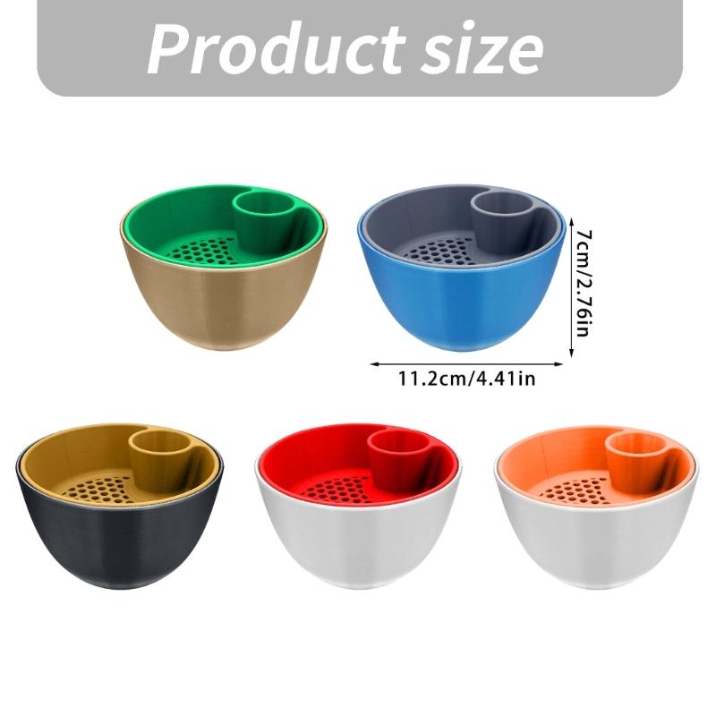 Dry Fruit Cleaner Professional Duals-Chamber Pistachios Bowl Practical Dry Fruits Cleaning Tool Kitchen Gadget