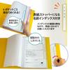 Plus year group name refill type clear file vertical 6 pockets A4 yellow 84-824 x 10 books