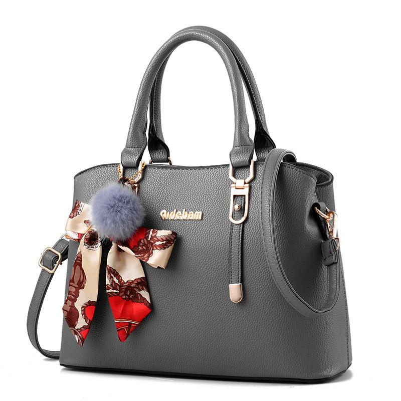Retro Fashion Simple Crossbody Bag Handbag Bow Pendant Single Shoulder Strap