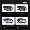 Prado 10-13 LED Headlights: Daytime Running Lights & Sequential Turn Signals