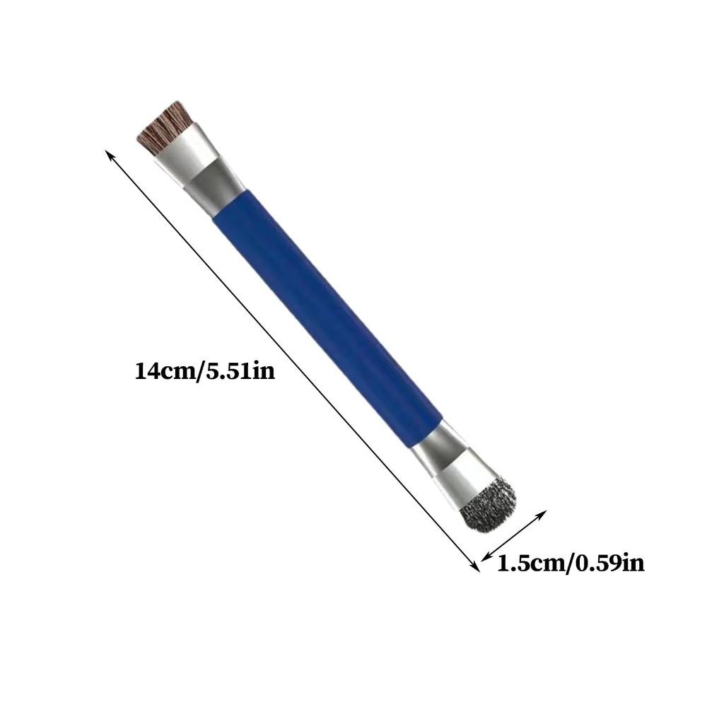 

Anti-Static Safe Brush Steel Wire Brush Double Head Brush Circuit Board Cleaner Piano Maintenance синій