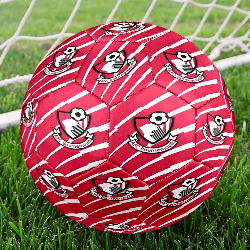 Afc Crest Printed Size 5 Soccer Balls, High-Quality, Anti-Slip, Protective Football, A Unique Gift Suitable for Him/Her, Birthdays, Christmas Gifts