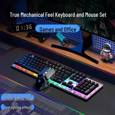 EWEADN GX300 Wired Gaming Keyboard and Mouse Combo