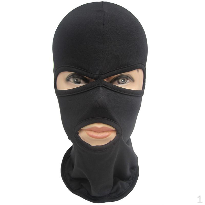 3 Holes Hunting Fishing CS Full Face Mask Cycling Balaclava Hat Small Hole