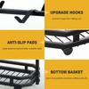 Coffee Mug Holder for Countertop Rustproof Coffee Cup Holder 14 Capacity Mug Holder Rack 2 Tiers Mug Holder Stand for Coffee Bar