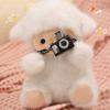 Moving White Sheep Plush Toys Scarf Lamb Intelligent Stuffed Dolls  Friends Holiday Present