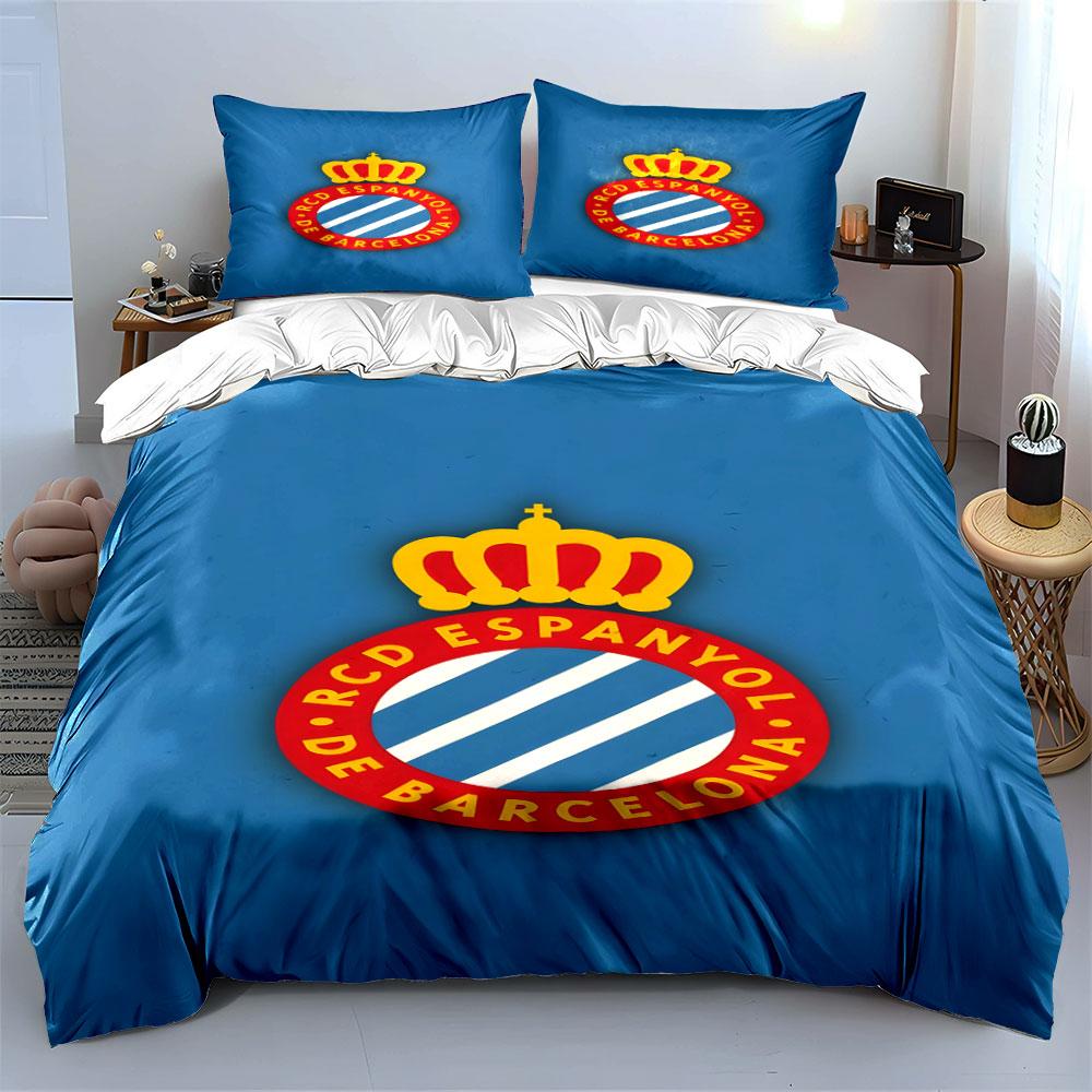 Crown and club emblem. Bedding sets Duvet cover sets Duvet covers Pillowcases(1*Duvet Cover 2*Pillowcases without duvet insert)