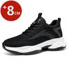 Comfortable Breathable Summer Elevator Sneakers Height Increasing Shoes for Man Insoles 8CM Hidden Heels Sports Inner Lift Shoes