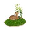 Ubia Mini Deer Garden H23375 Set, 9x9x8cm, Figurine, Animal, Decor,
