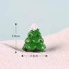 Christmas Tree Santa Claus Snowman Ornaments Miniature Garden Decor Figurines