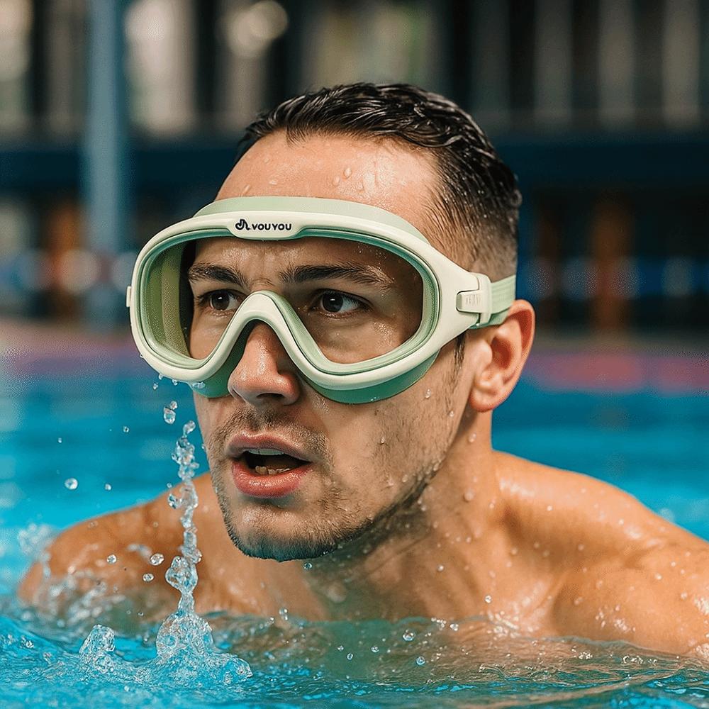 High-Definition Freediving Mask Anti Fog Diving Mask Comfortable Swimming Goggles  For Women