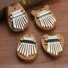 Mini Kalimba 8 Tangi Tumme Piano 1 Förpackning Vattendroppe Stil Sött Instrument Bärbar Utsökt Gåvoset för Barn