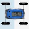 High Precision Digital Flow Meter Aluminum Zinc Zinc Alloy Fuel Flow Meter  Liquid Measurement