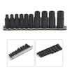 10 Piece Tap Socket Set With Return Sleeve Square Drive For Threading Tapping Tasks Pneumatic Wrench Tool Accessories