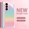New Sparkle Powder Pattern PhoneCase Glass PhoneCase for Samsung Galaxy S26 S25 S24 S23 S22 S21 FE Ultra Plus Girls' Version