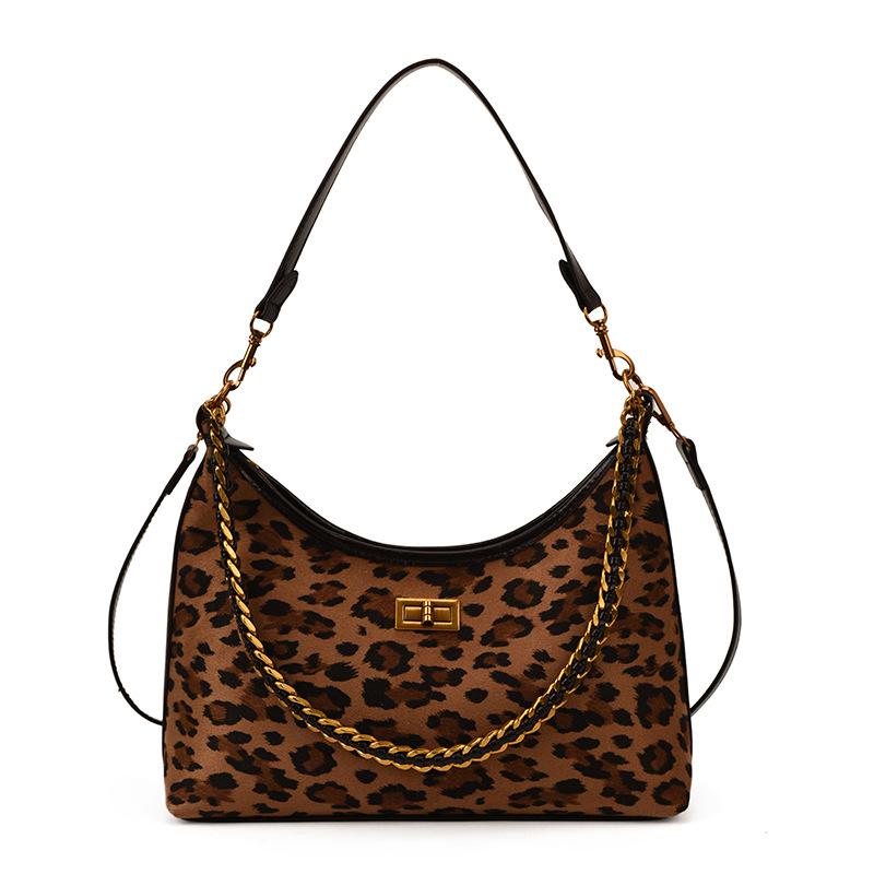 2025 Suede Retro Velvet Women's Crossbody Shoulder Bucket Bag - Large Capacity, Chain Strap, Autumn/Winter Collection