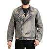 New Large-size Spring Casual Jacket Men's American Retro Top Multi-pocket Denim Jacket