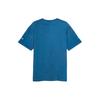 Puma Mercedes-AMG Petronas Geprägtes Buchstabenmuster Lockerer Rundhalsausschnitt Kurzarm T-Shirt Herren Tops Blau 623736-07