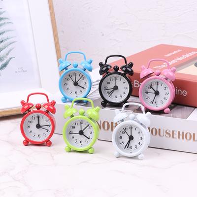 Classic Bell Mini Ξυπνητήρι Quartz Movement κομοδίνο Αναλογικό Νυχτερινό Ρολόι