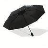Elegant Raven Umbrella   Cute Umbrella with Cute Design, Portable 3 Fold Compact Umbrella for Men & Women,S322