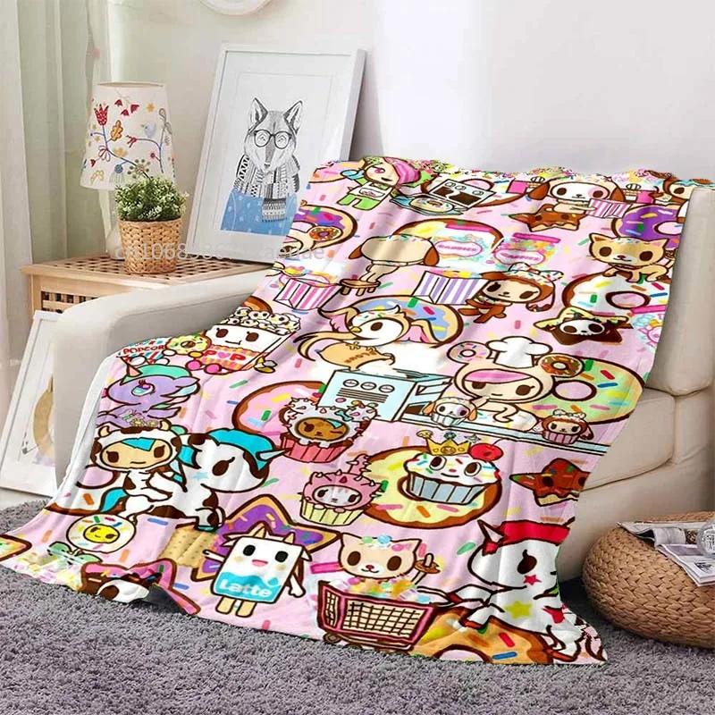 Japanese Style Tokidoki Blanket Anime Fantastic Print Flannel Blankets for Beds Sofas Warm Bed Soft Blanket