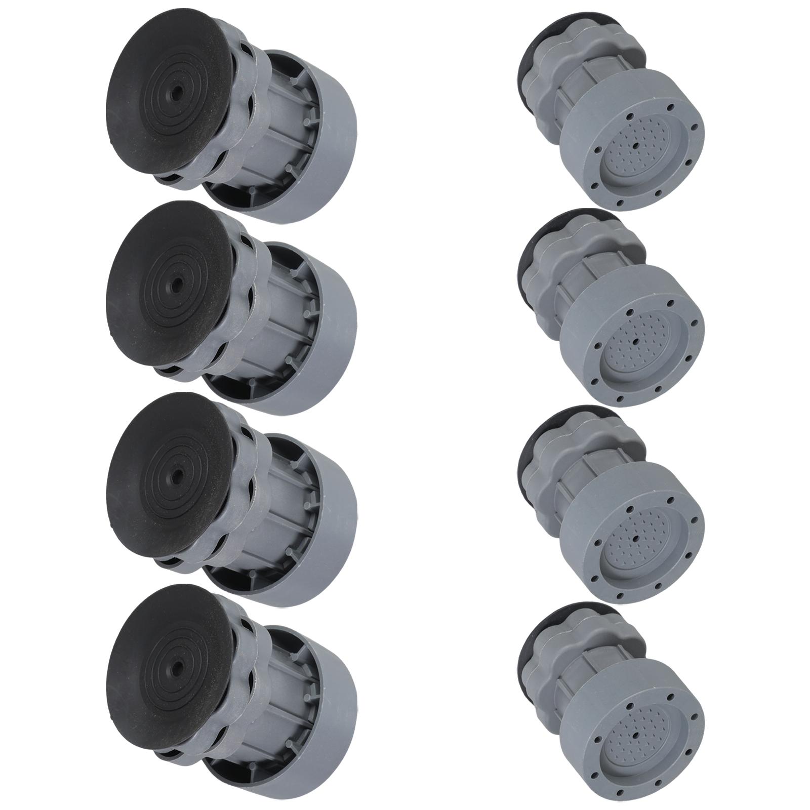 

8 шт. Универсальные регулируемые по высоте ножки для стиральной машины, антивибрационные, основание для холодильника, фиксированные нескользящие ножки, стабилизатор B