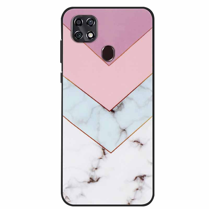 For ZTE Blade 20 Cases 20 Smart Marble Soft TPU Silicone Phone Case For ZTE Blade 10 Smart Back Cover Coque Bumper Blade20 V1050