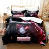 Kureiji Ollie Bedding Set Single Twin Printed Bed Set With Pillowcase Bed Duvet Cover Soft Single Double Queen Super King Size