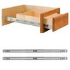 2pcs Two Way Drawer Rail Cold Rolled Steel Ball Bearing Slide Hardware Drawer Slides  Drawer
