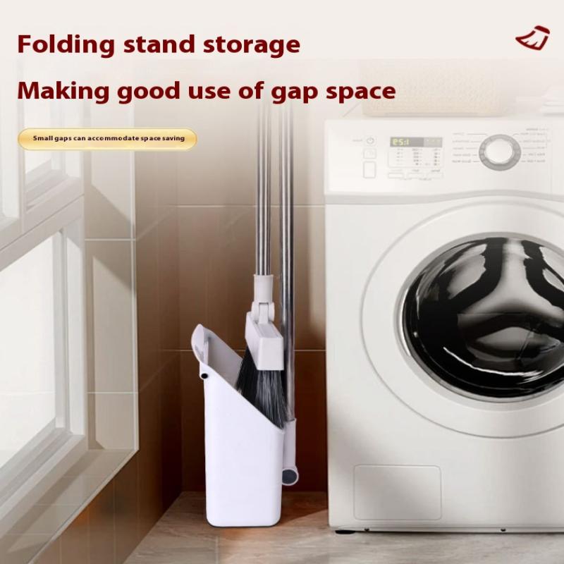 4 In 1 Broom Combo Set With Broom Dustpan Squeegee Floor Brush Multi Purpose Cleaning Tool For Home Commercial Use