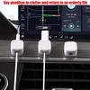 10Pcs Magnetic Cable Holder Self Adhesive Cord Clip Smooth Pulling Charging Cable Keeper Wire Clip for Car/Home/Office