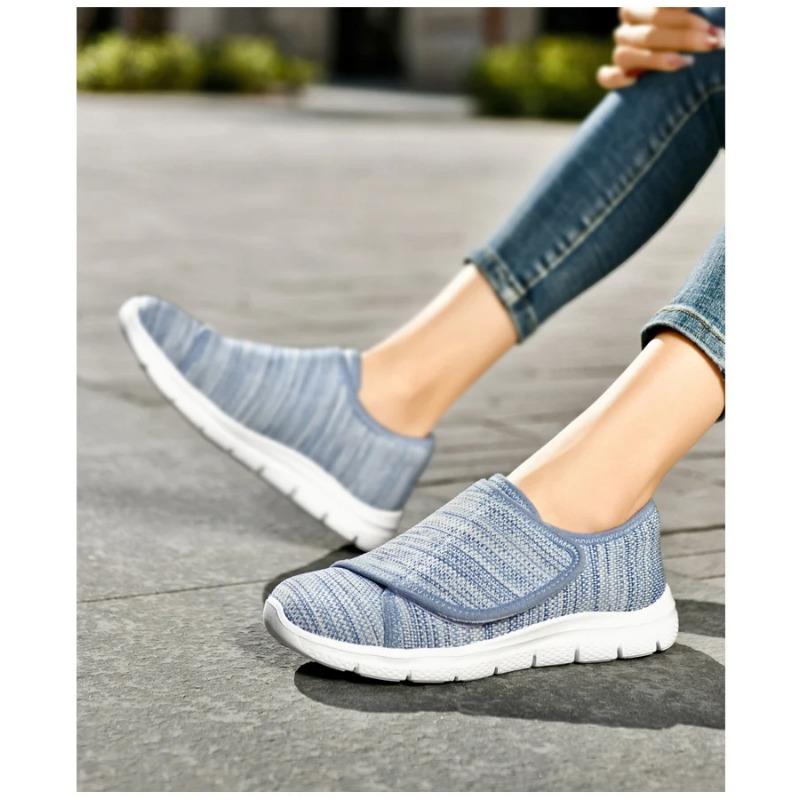 Women Orthopedics Wide Feet Swollen Walking Casual Shoes Thumb Eversion Adjusting Soft Comfortable Diabetic Man Shoes Big Size