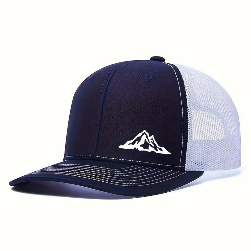 Hochwertige Netzmütze Unisex Sommer Bedruckte Hügel Baseballkappe für Männer Frauen Atmungsaktive Outdoor Straßenmütze Verstellbare Trucker-Kappe