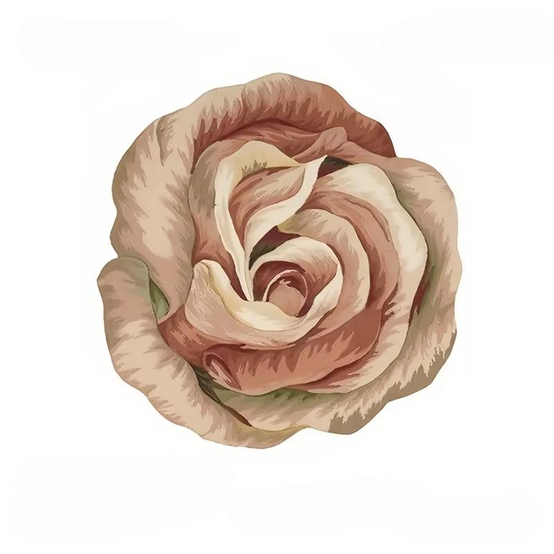 French Style Rugs for Bedroom Thicken Plush Study Mat Irregular Shapes Living Room Decoration Flower Carpet Home Fluffy Soft Rug