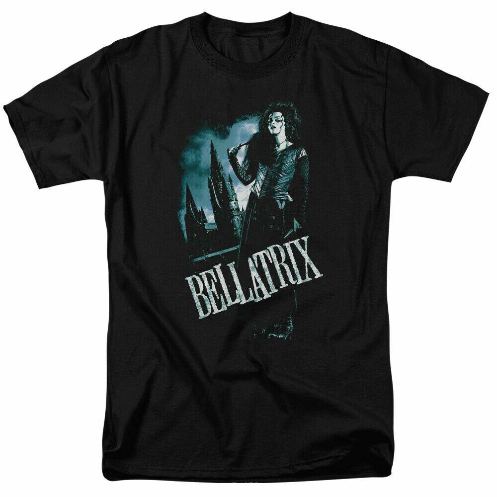 26 Harry Potter Bellatrix Full Body T Shirt Mens Licensed Wizard Movie Tee Black Unisex T-Shirt XL